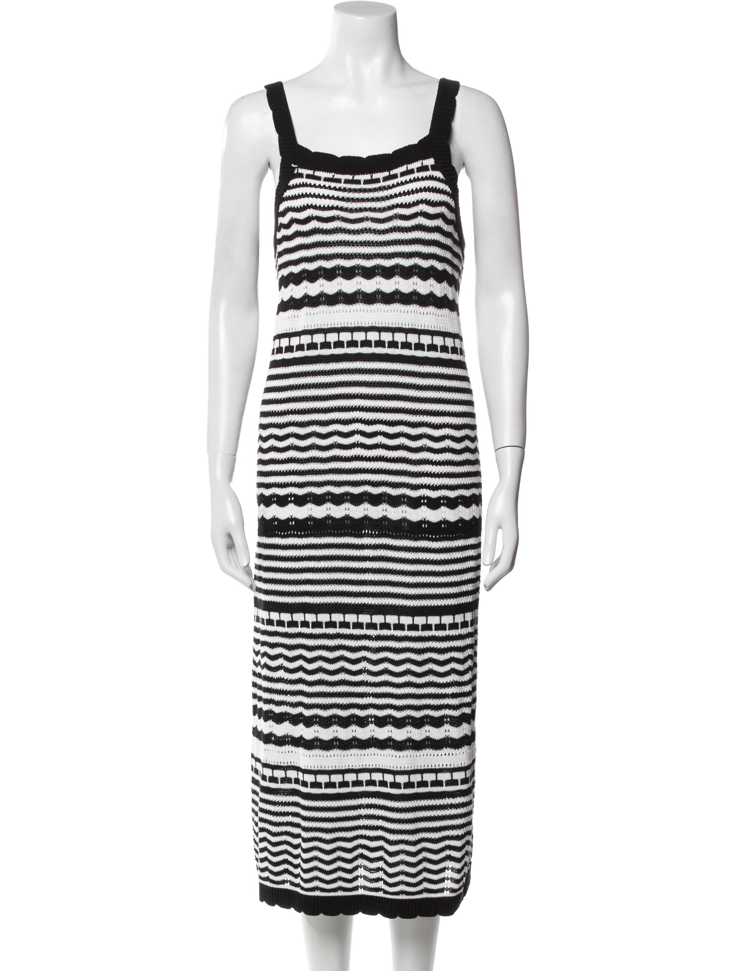 Joie Striped Midi Length Dress w/ Tags