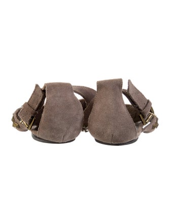 Joie Suede Animal Print Gladiator Sandals