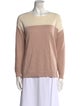 Joie Colorblock Pattern Bateau Neckline Sweater