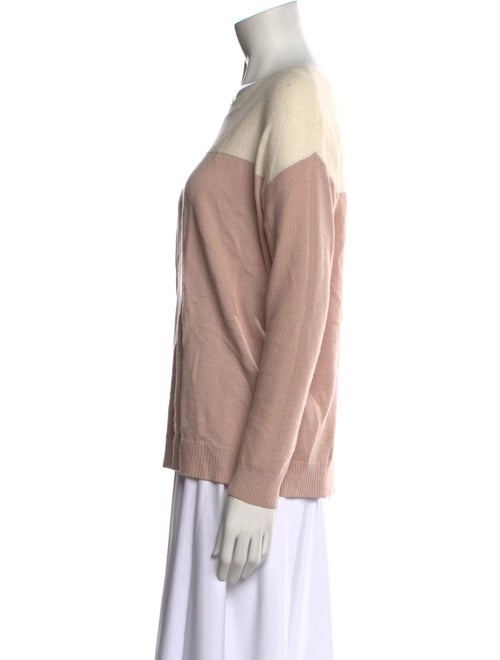 Joie Colorblock Pattern Bateau Neckline Sweater