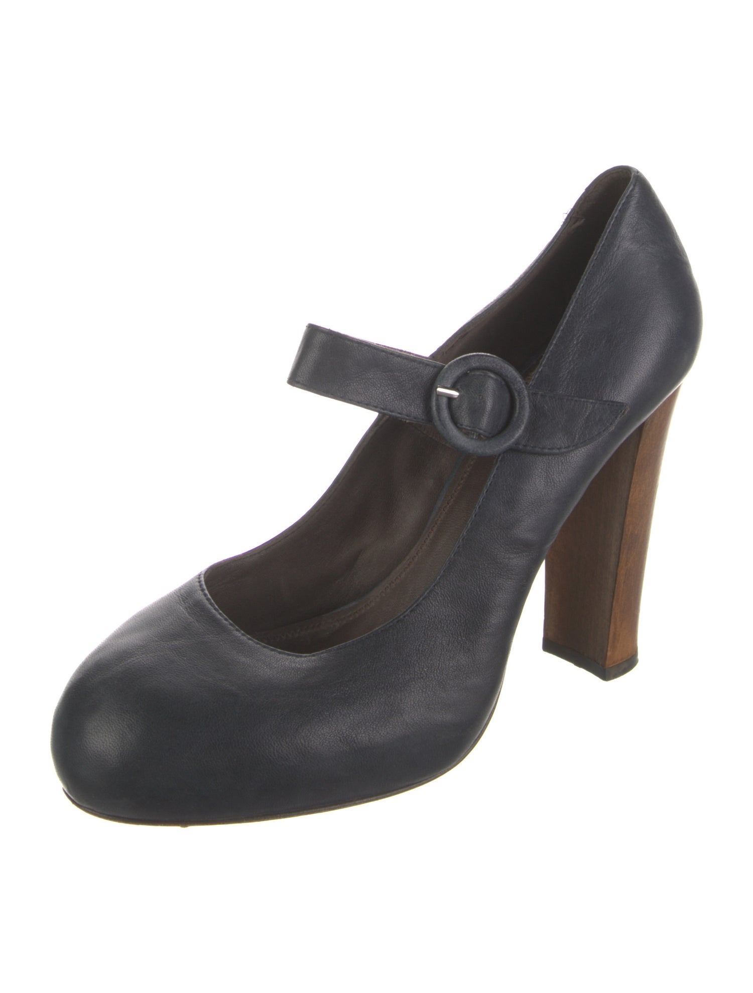 Joie Leather Colorblock Pattern Pumps