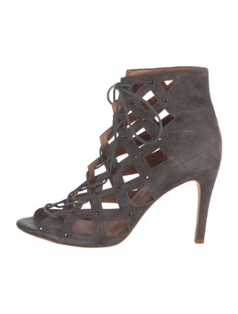 Joie Suede Studded Accents Gladiator Sandals