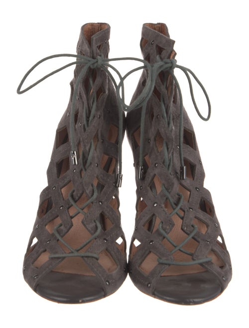 Joie Suede Studded Accents Gladiator Sandals