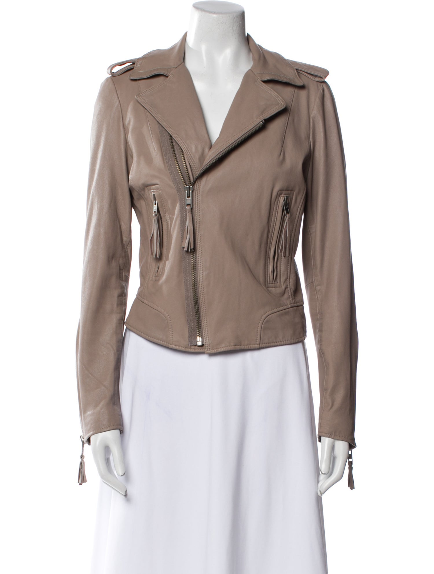 Joie Lamb Leather Biker Jacket