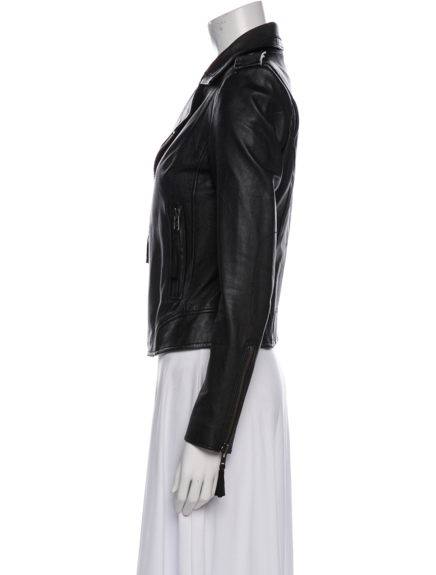 Joie Lamb Leather Biker Jacket