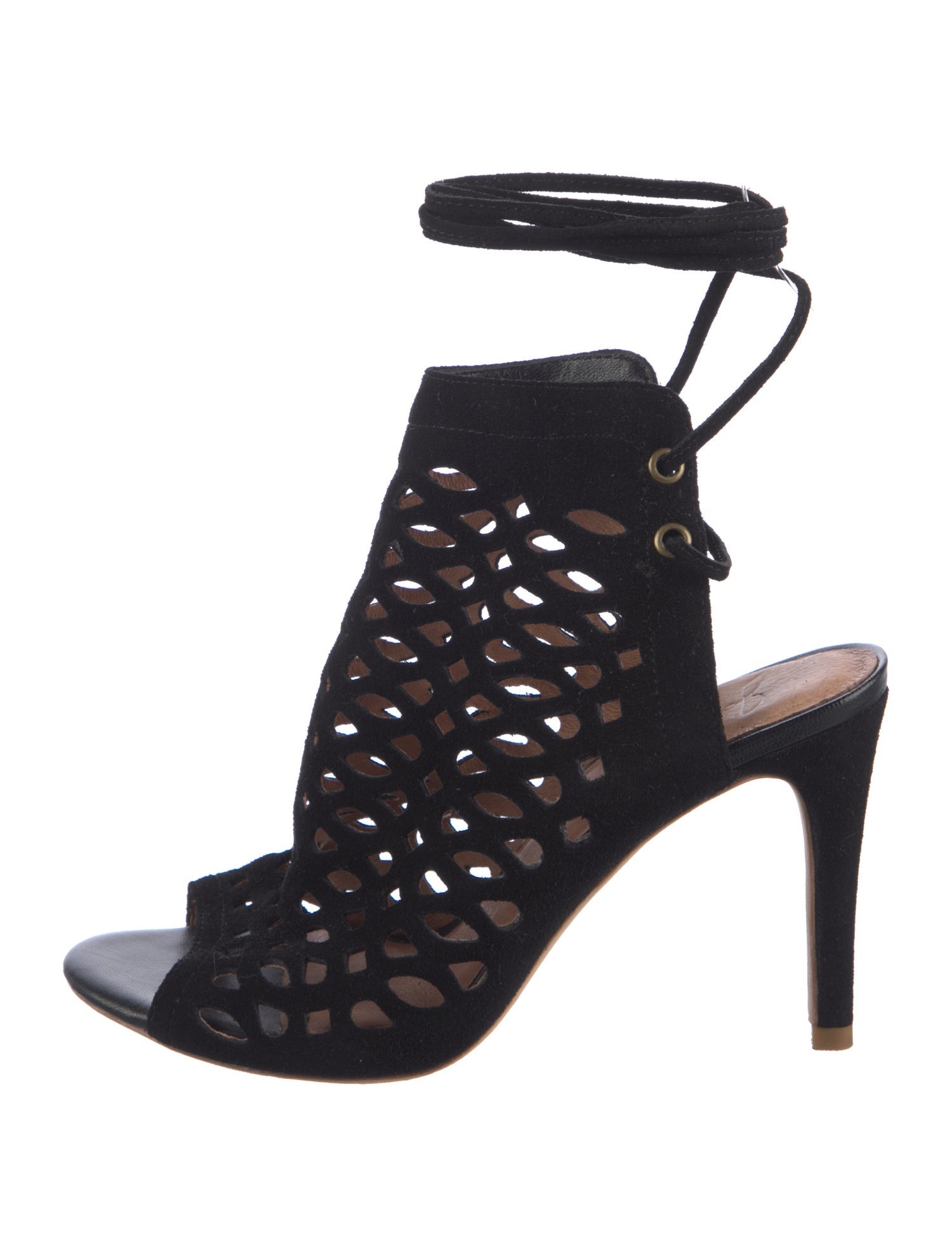 Joie Suede Lasercut Accents Slingback Pumps