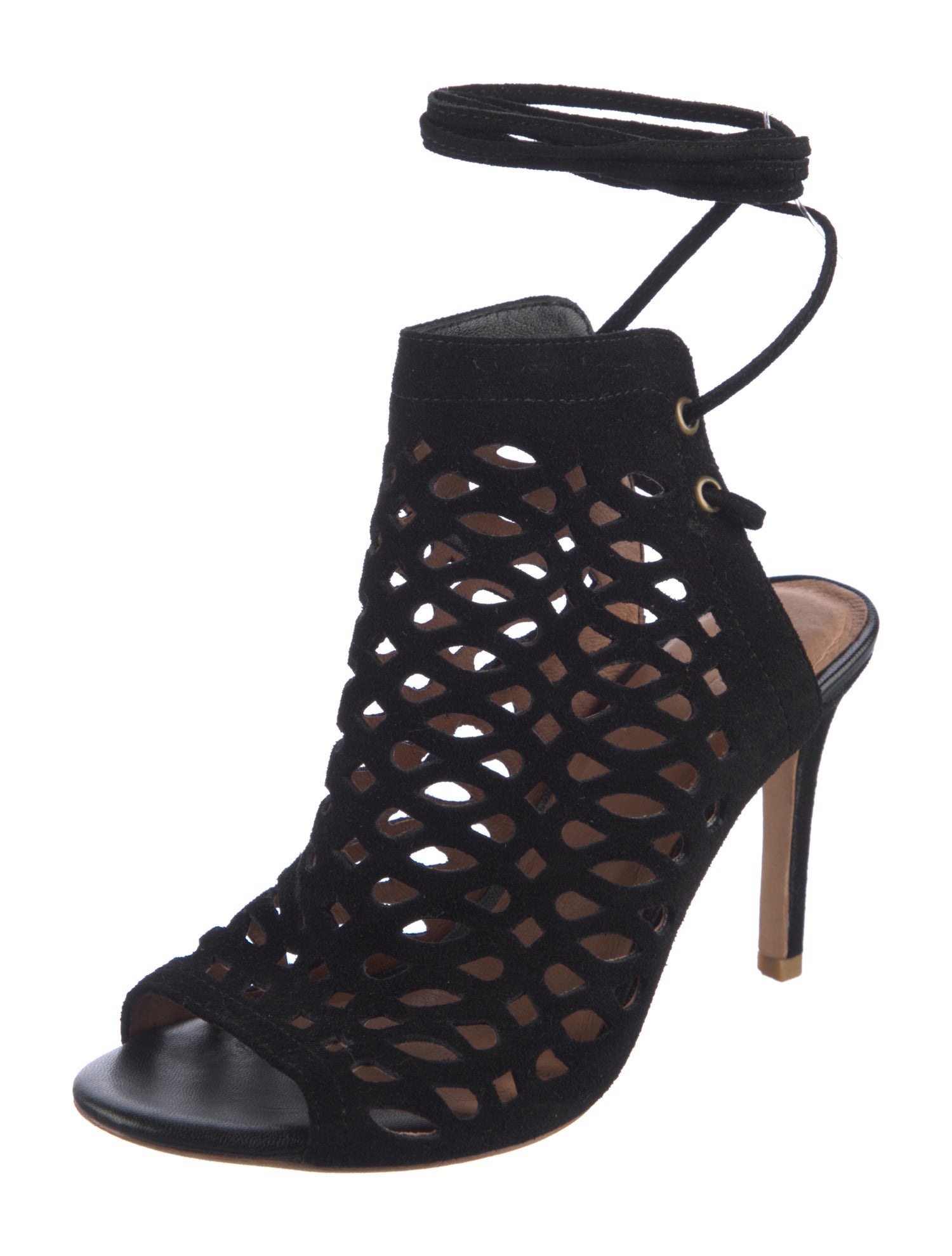 Joie Suede Lasercut Accents Slingback Pumps