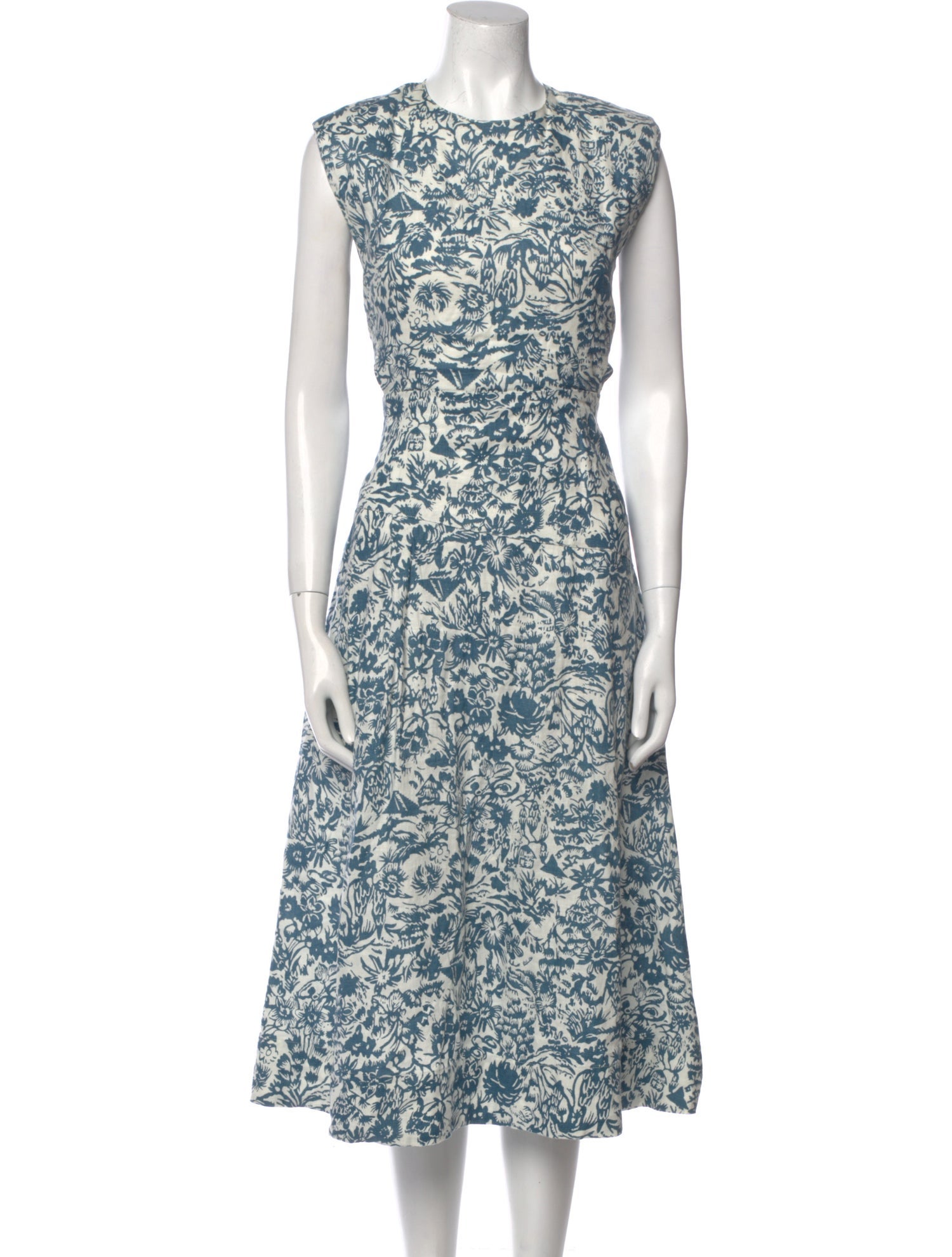 Joie Linen Midi Length Dress