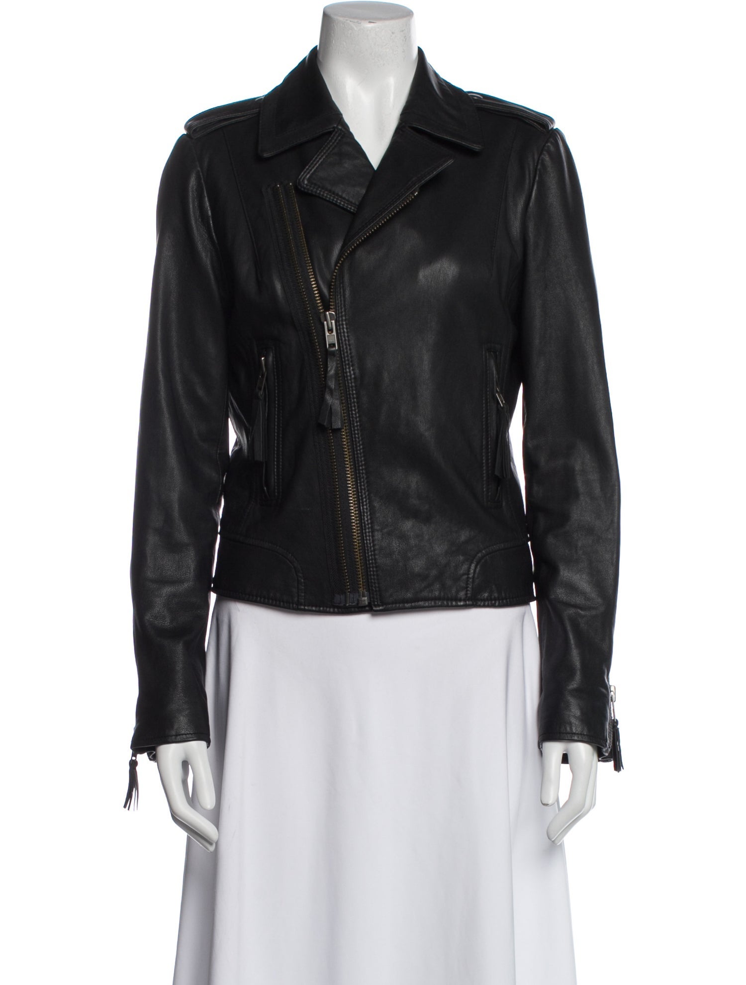 Joie Lamb Leather Biker Jacket