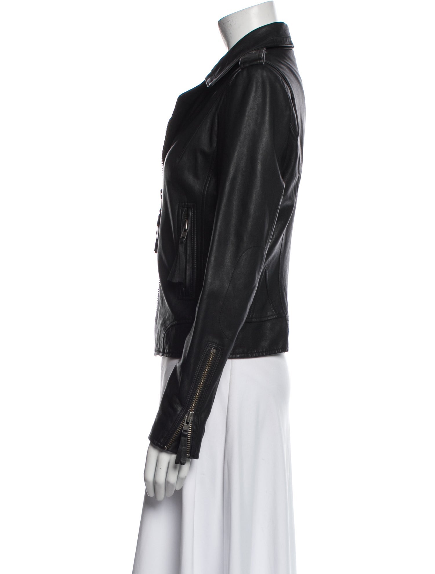 Joie Lamb Leather Biker Jacket