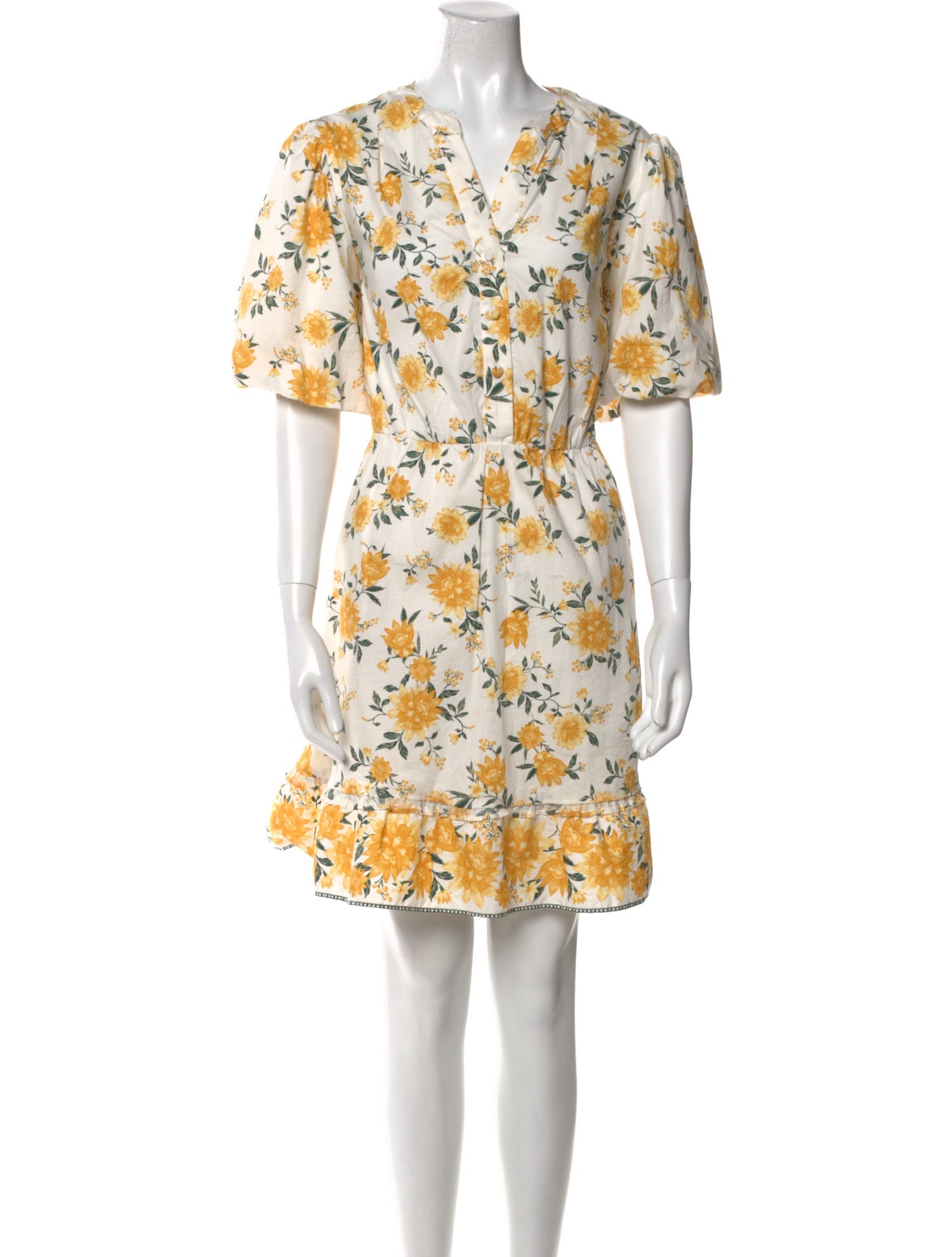 Joie Floral Print Mini Dress