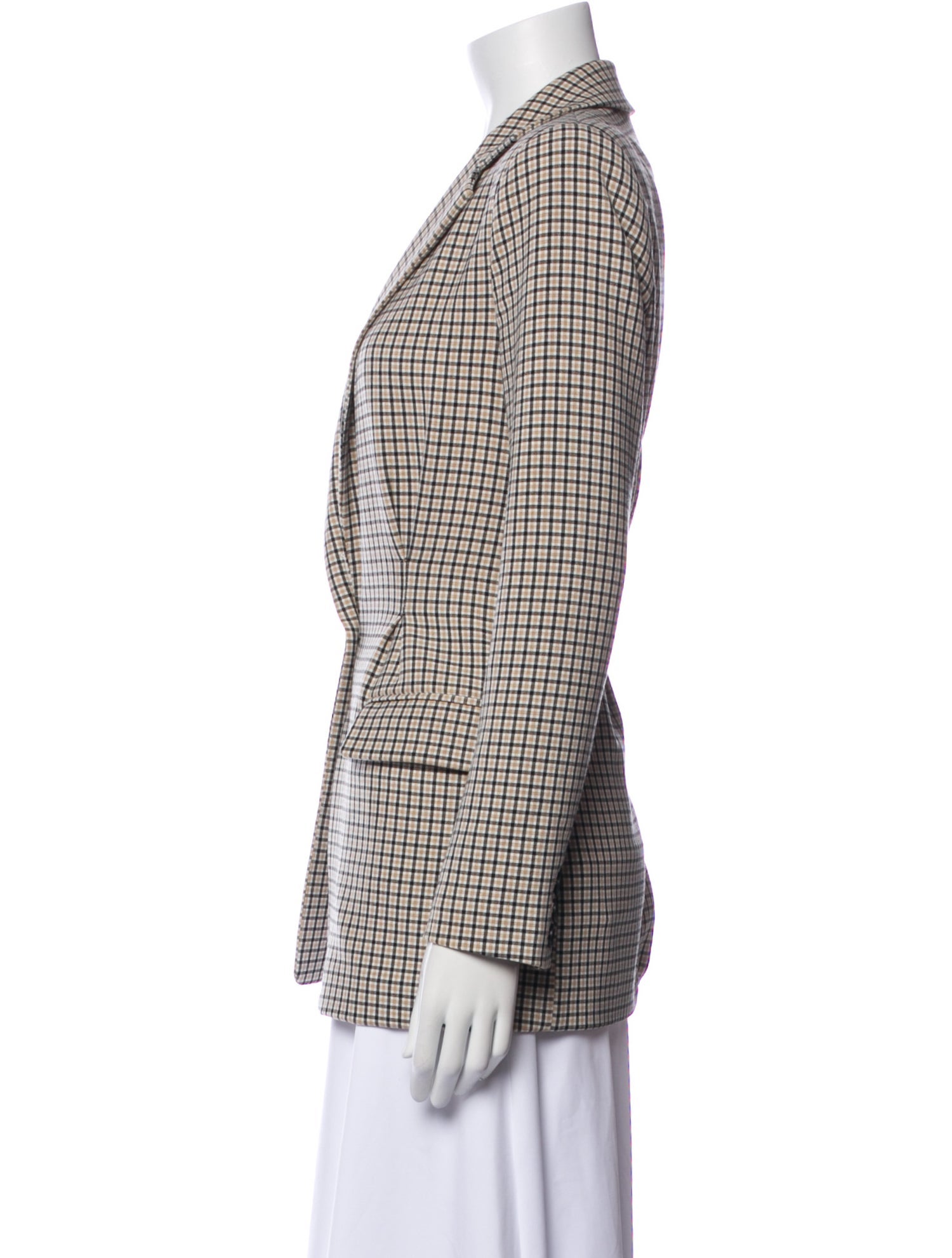 Joie Plaid Print Blazer