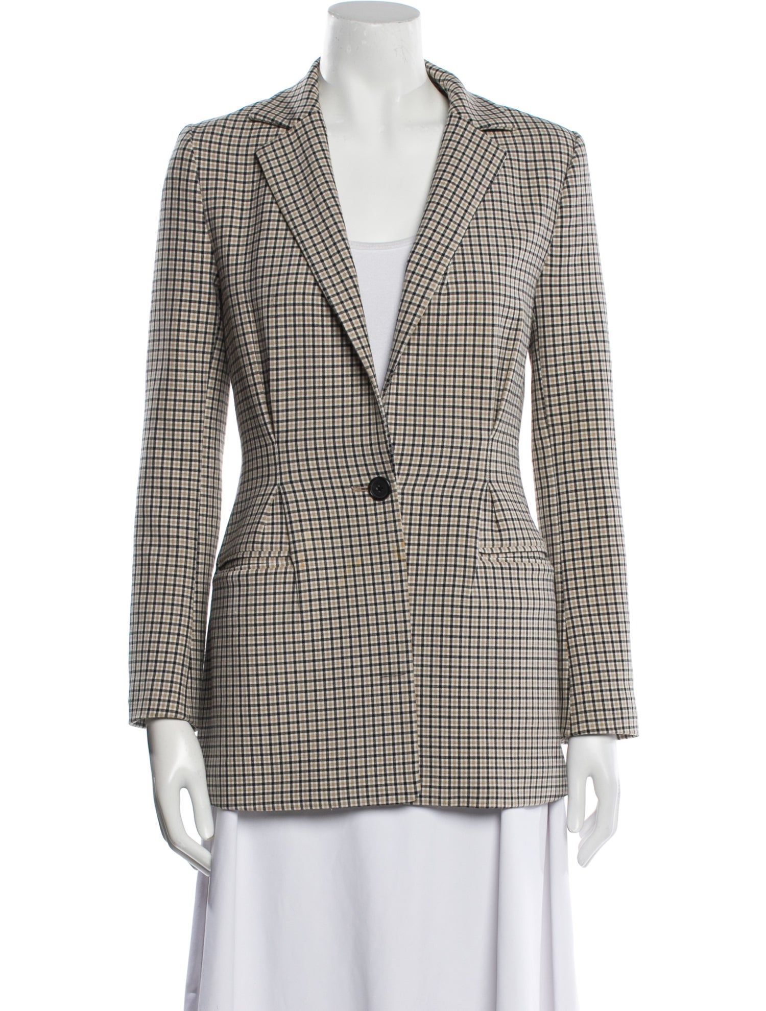 Joie Plaid Print Blazer