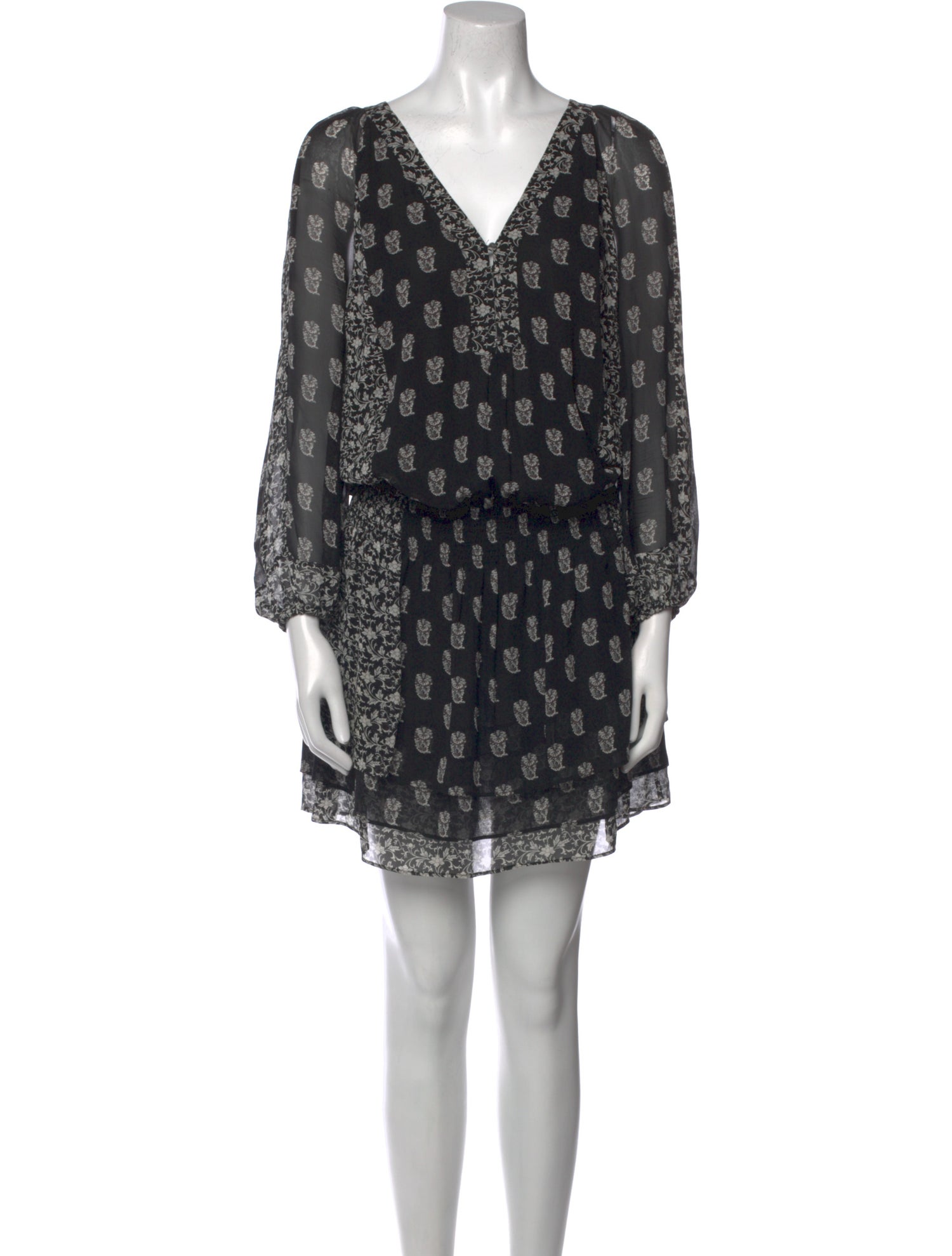 Joie Floral Print Knee-Length Dress