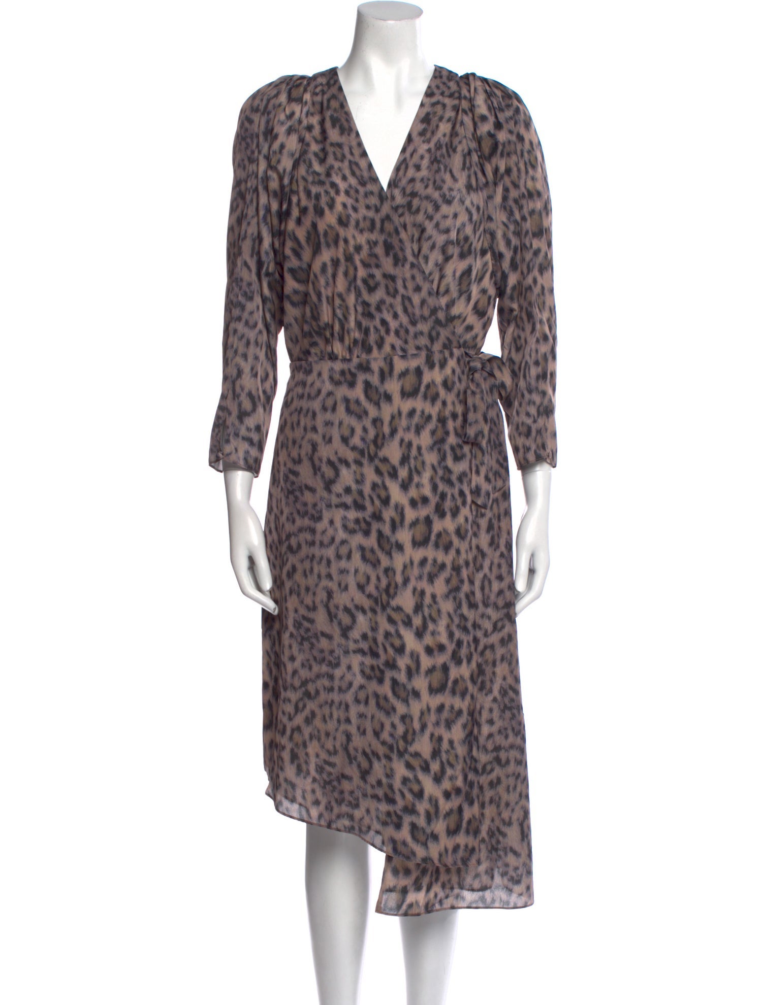 Joie Animal Print Midi Length Dress w/ Tags