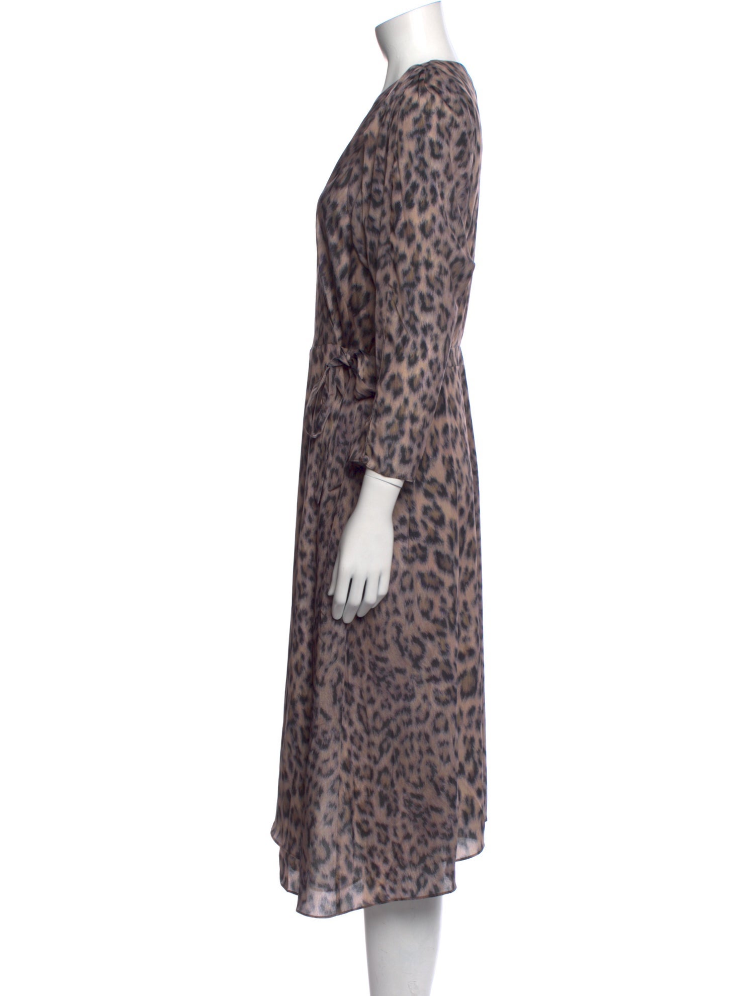 Joie Animal Print Midi Length Dress w/ Tags