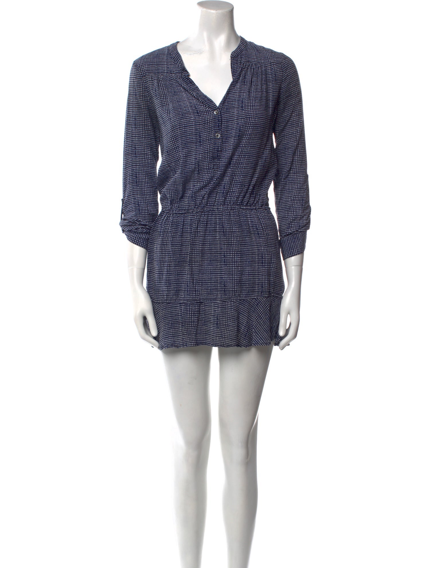 Joie Plaid Print Mini Dress