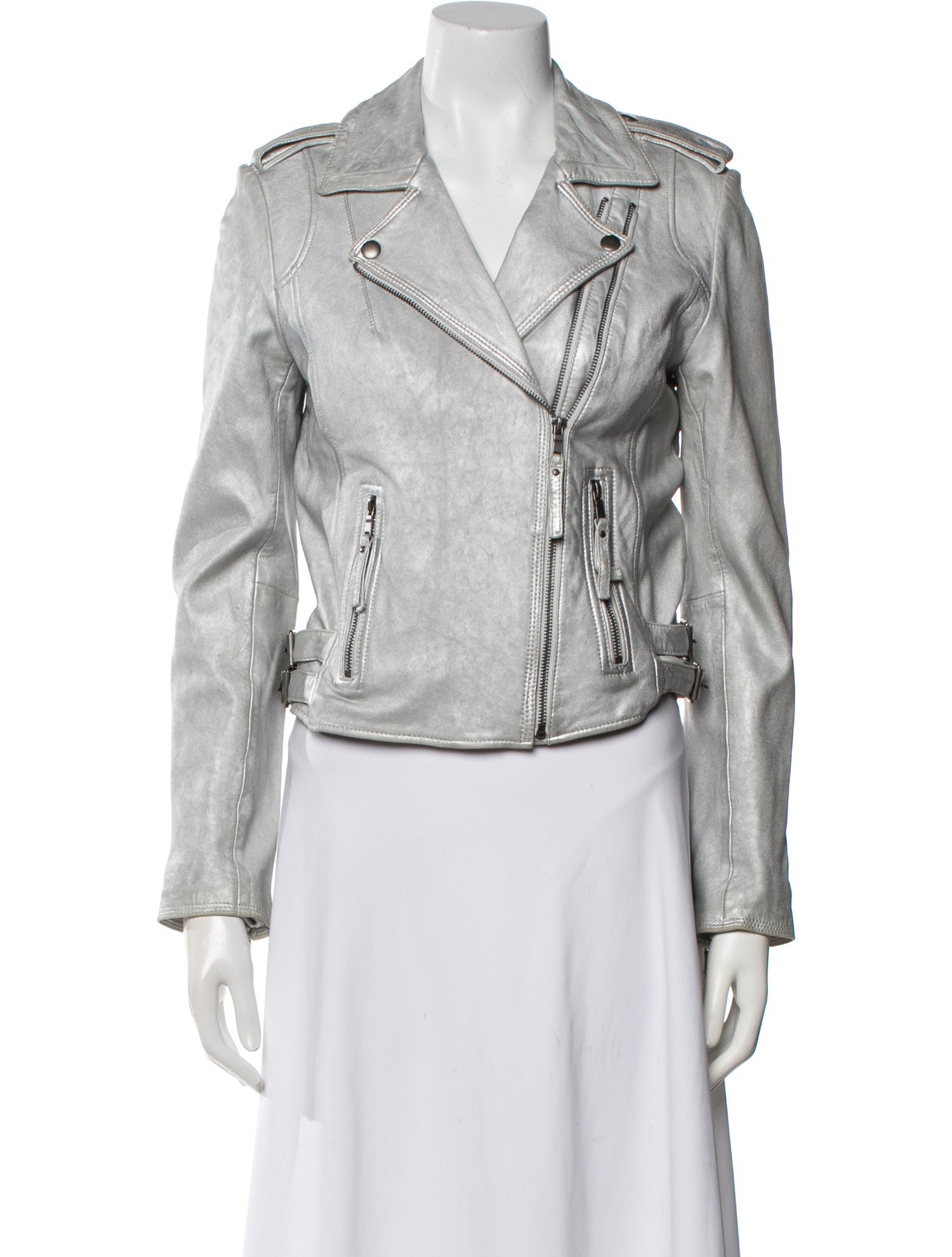 Joie Lamb Leather Biker Jacket