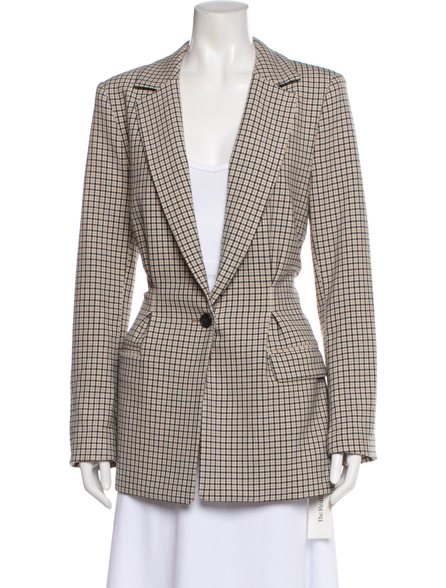 Joie Plaid Print Blazer