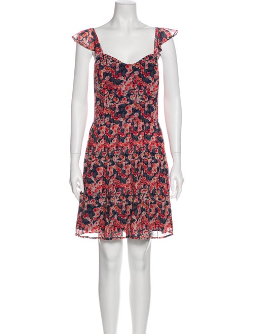 Joie Silk Mini Dress Pink