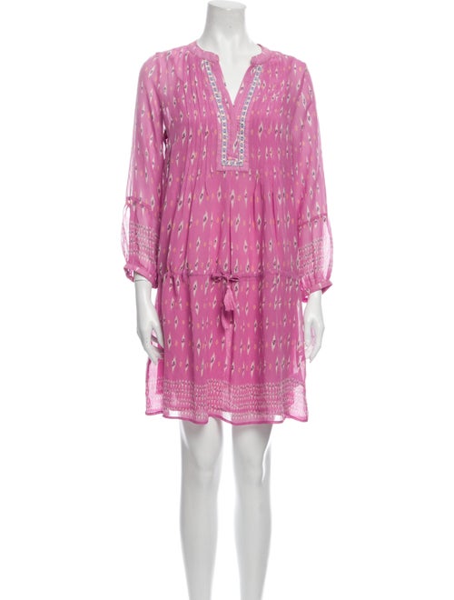 Joie Silk Mini Dress Pink