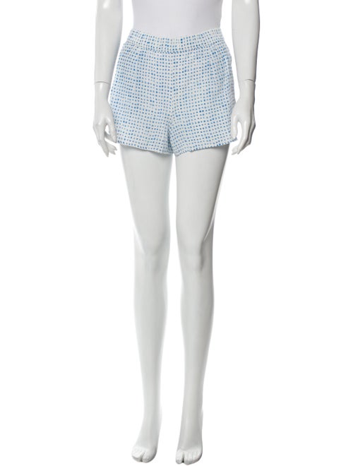 Joie Printed Mini Shorts White