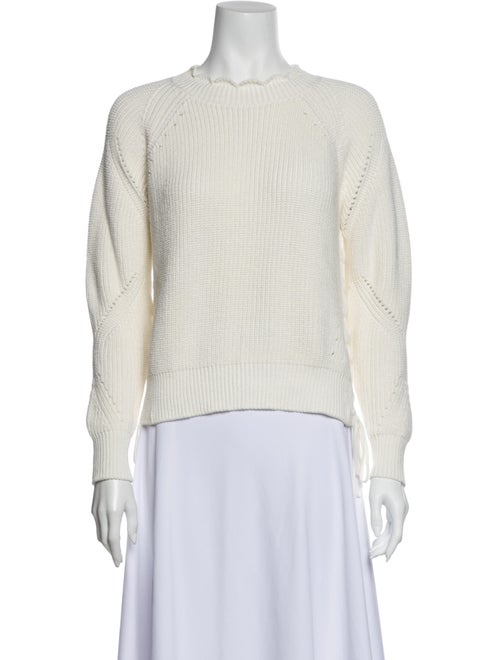 Joie Crew Neck Sweater White