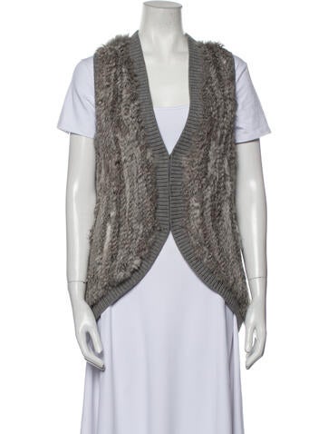 Joie Knitwear Wool Plunge Neckline Sweater XS