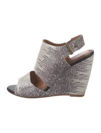 Joie Animal Print Slingback Sandals