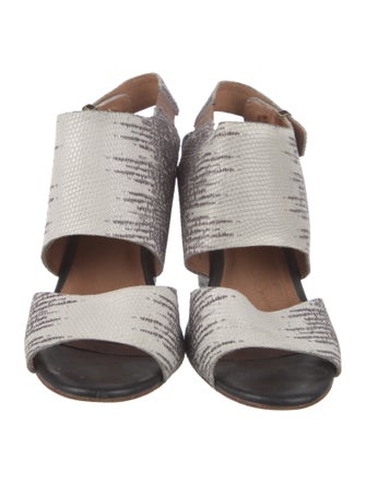 Joie Animal Print Slingback Sandals