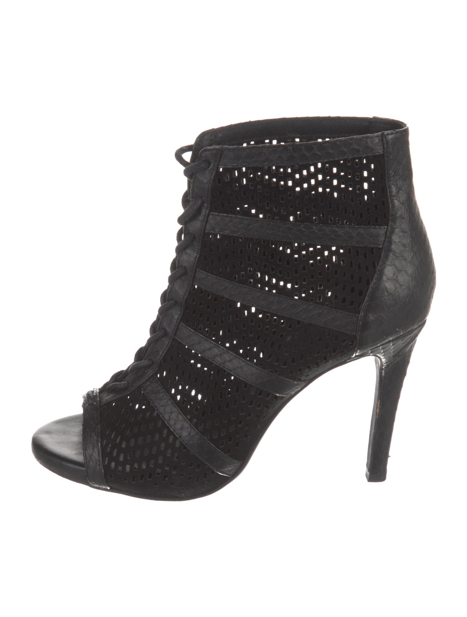 Joie Leather Lace-Up Boots