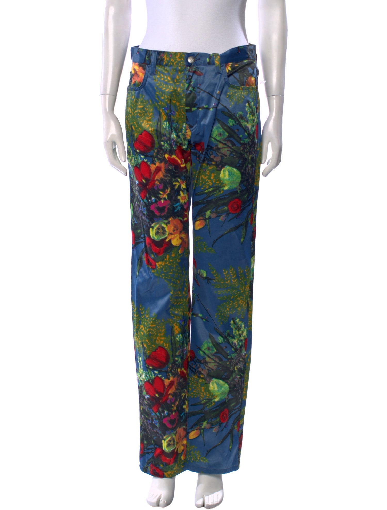 JPG Jeans Floral Print Straight Leg Pants w/ Tags