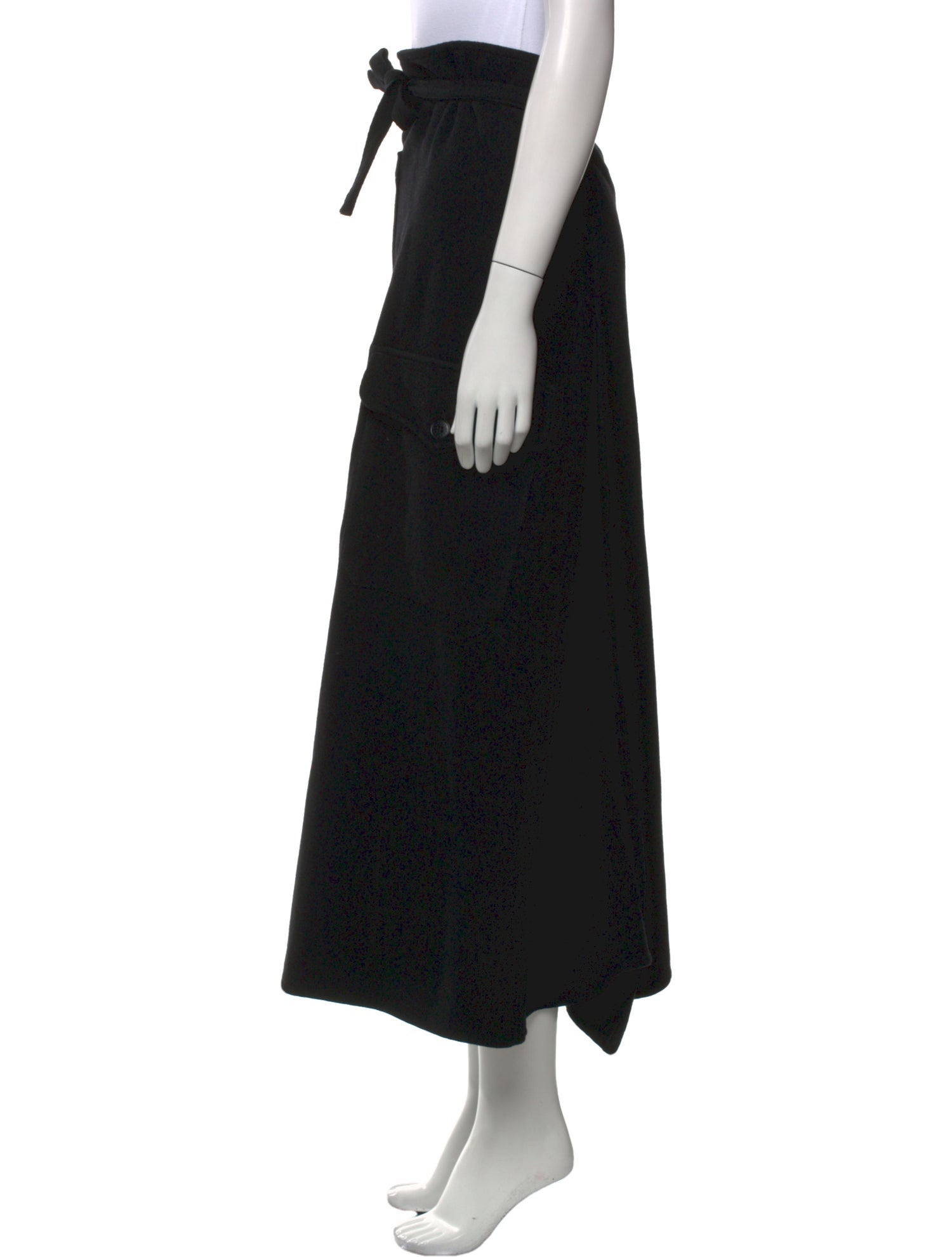 JPG Jeans Wool Midi Length Skirt