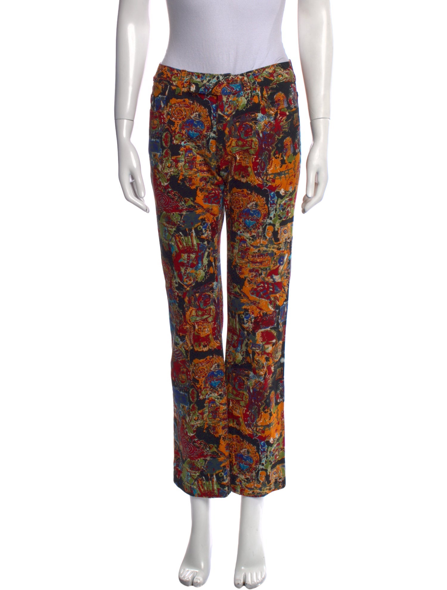 JPG Jeans Printed Straight Leg Pants