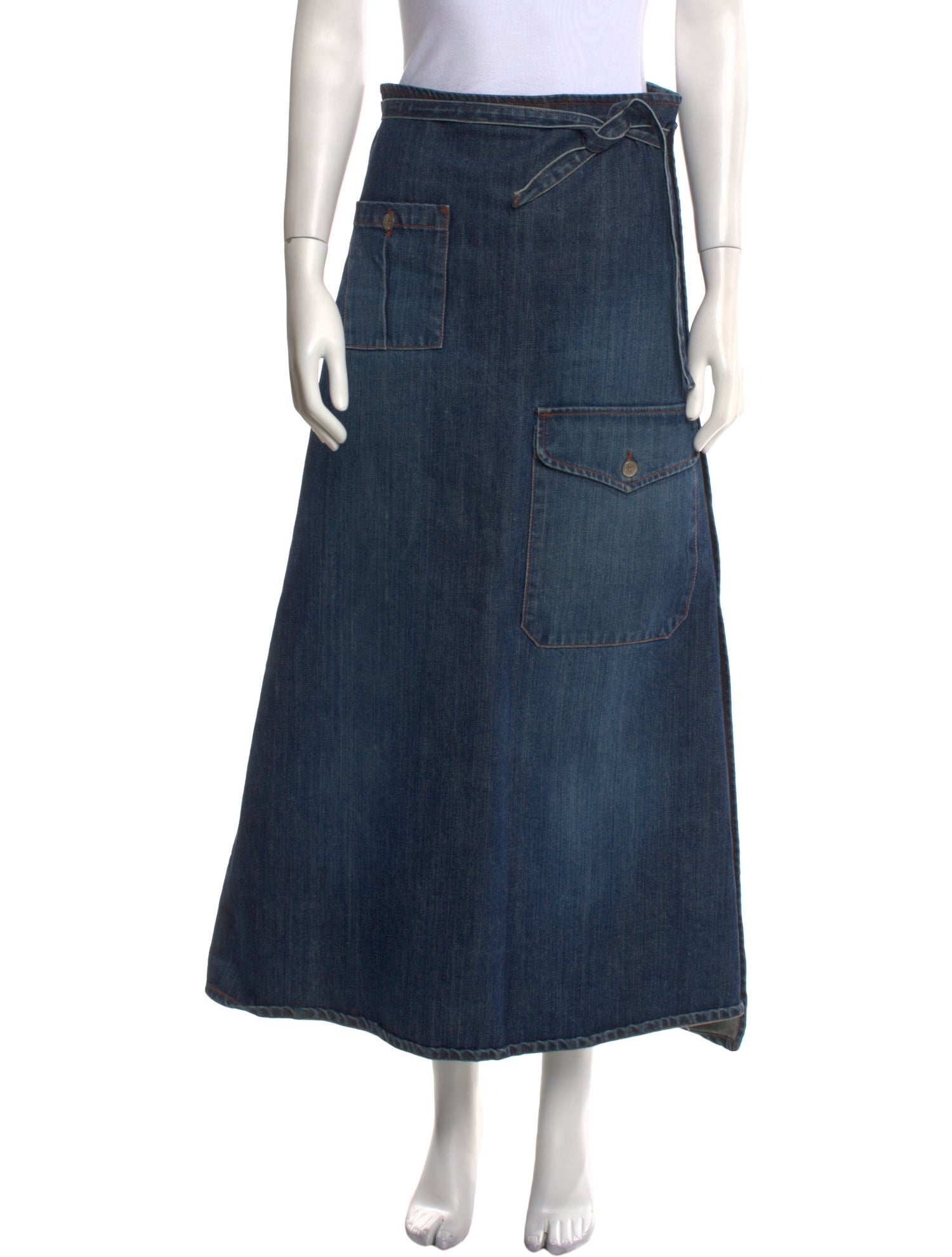 JPG Jeans Vintage Midi Length Skirt