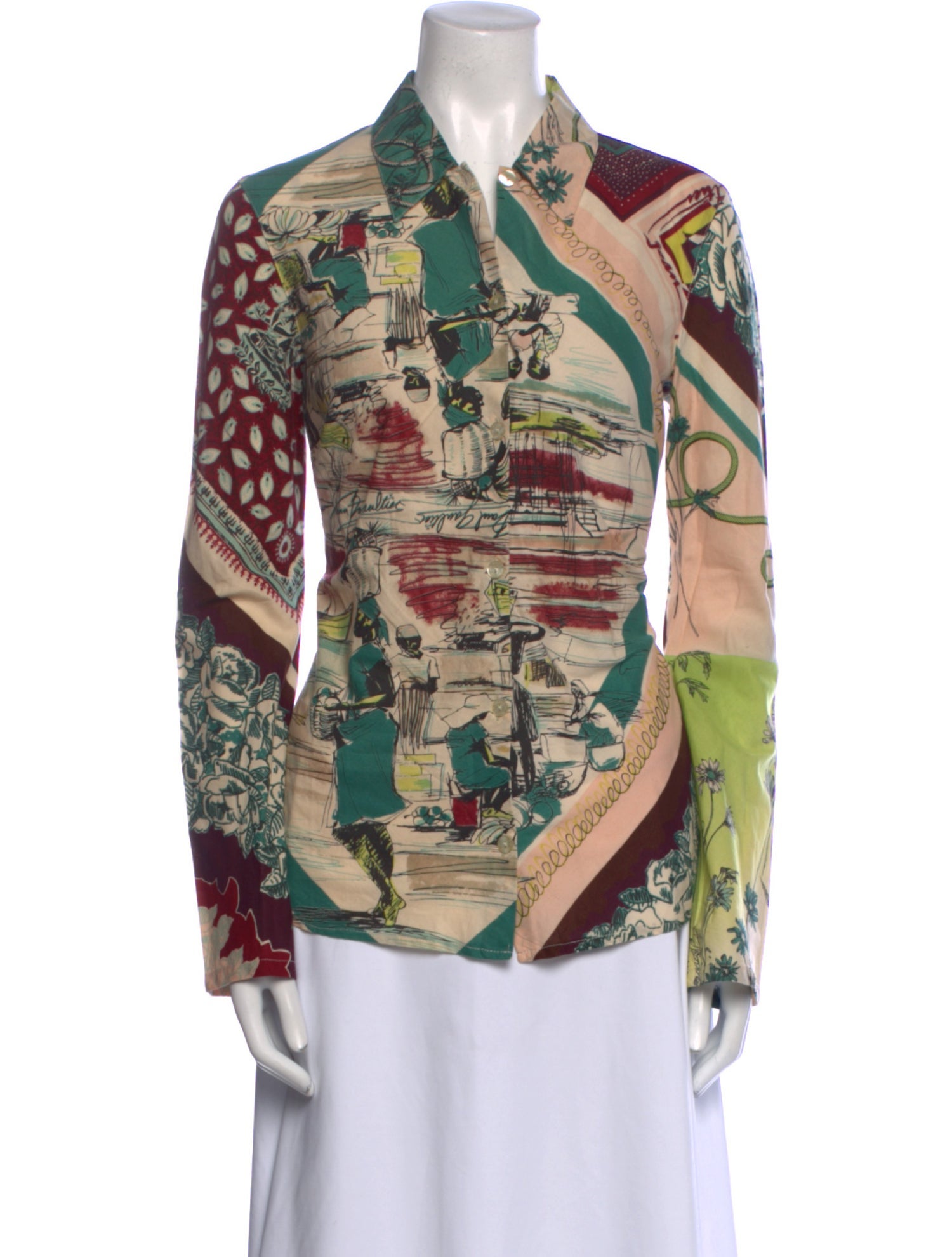 JPG Jeans Vintage 1990's Button-Up Top