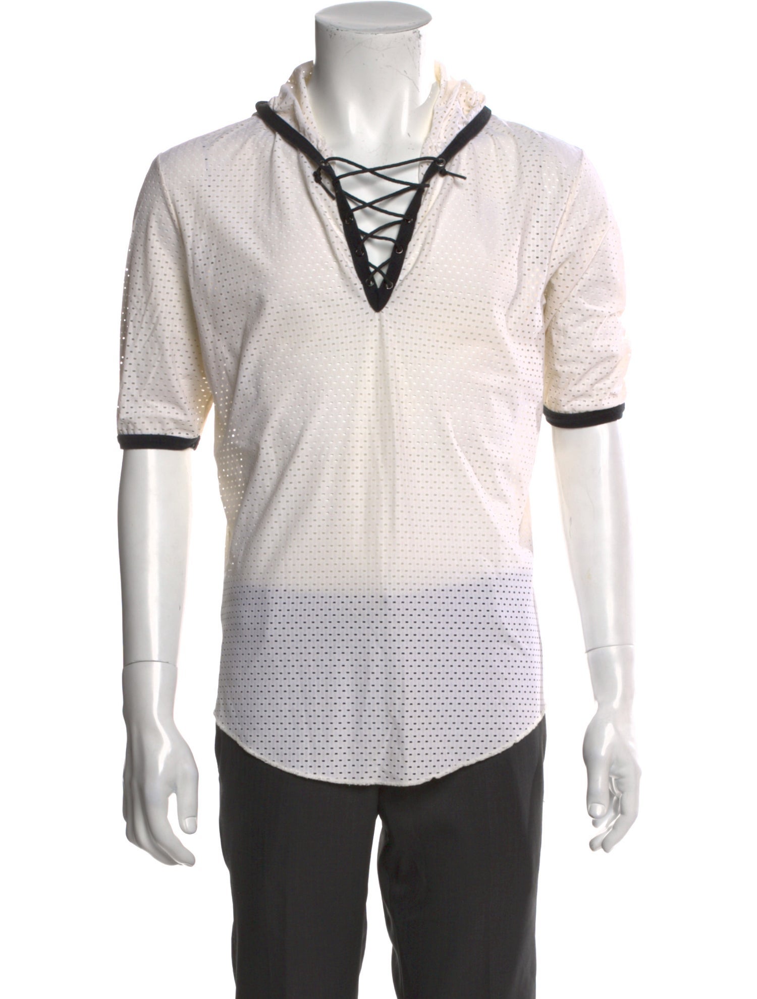 JPG Jeans Striped V-Neck T-Shirt