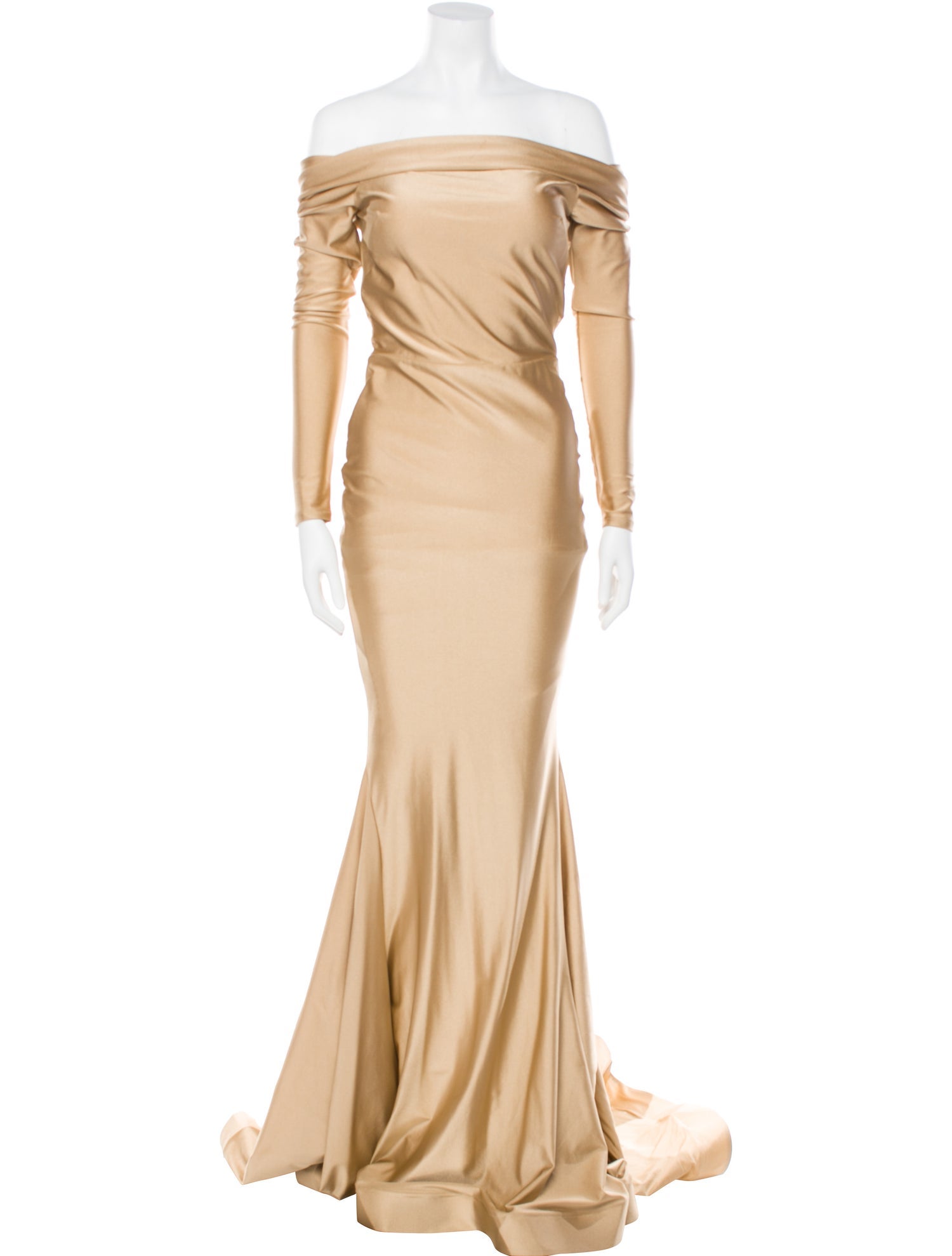 Jessica Angel Off-The-Shoulder Long Dress