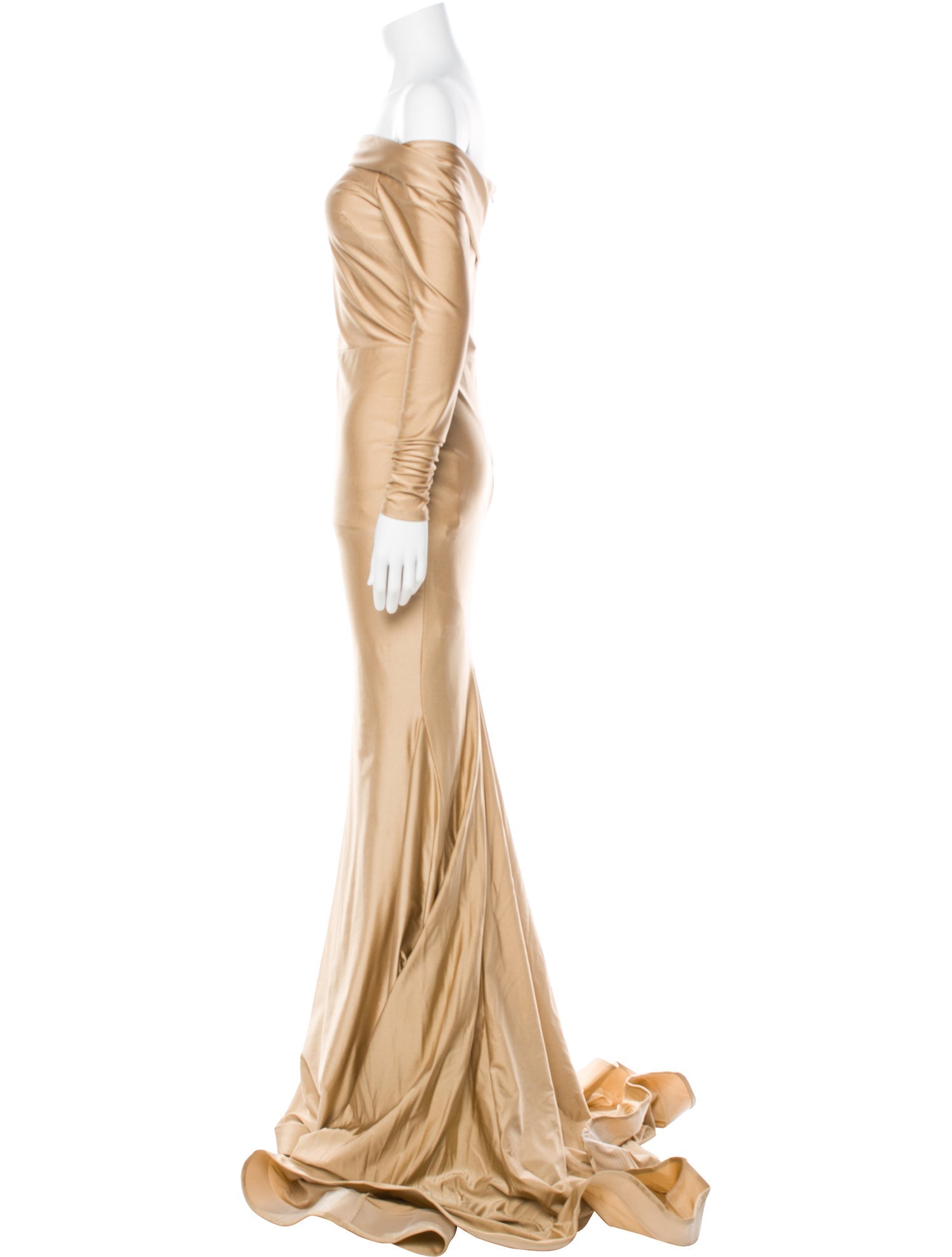 Jessica Angel Off-The-Shoulder Long Dress