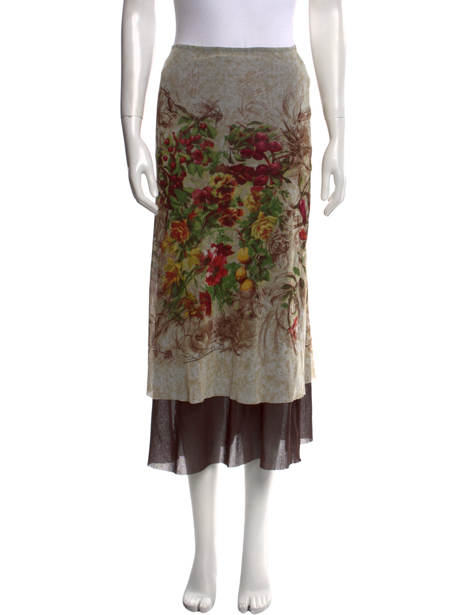 Jean Paul Gaultier Classique Vintage Midi Length Skirt w/ Tags