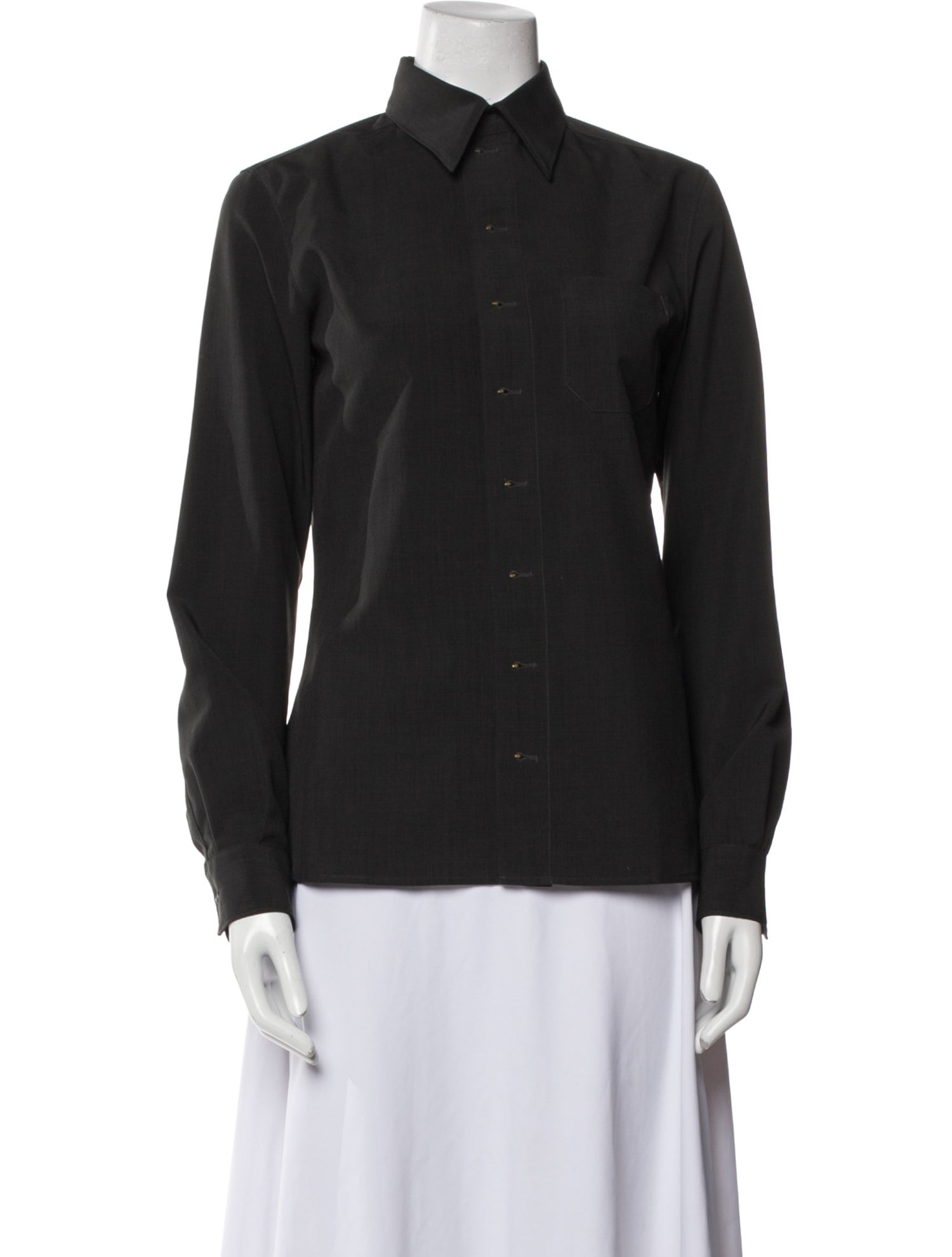 Jean Paul Gaultier Classique Vintage Long Sleeve Button-Up Top