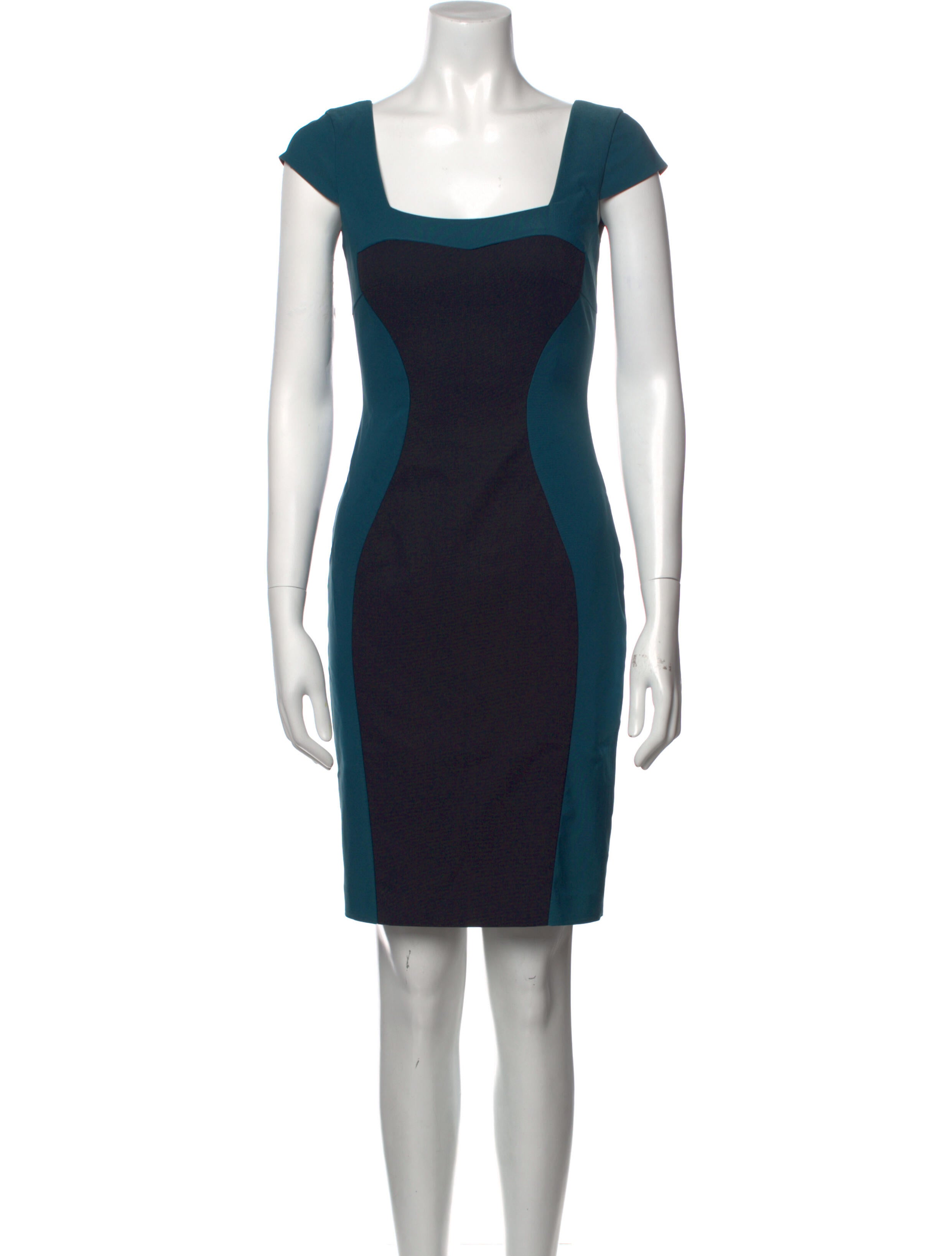 Jay Godfrey Acetate KneeLength Dress Black Dresses, Clothing