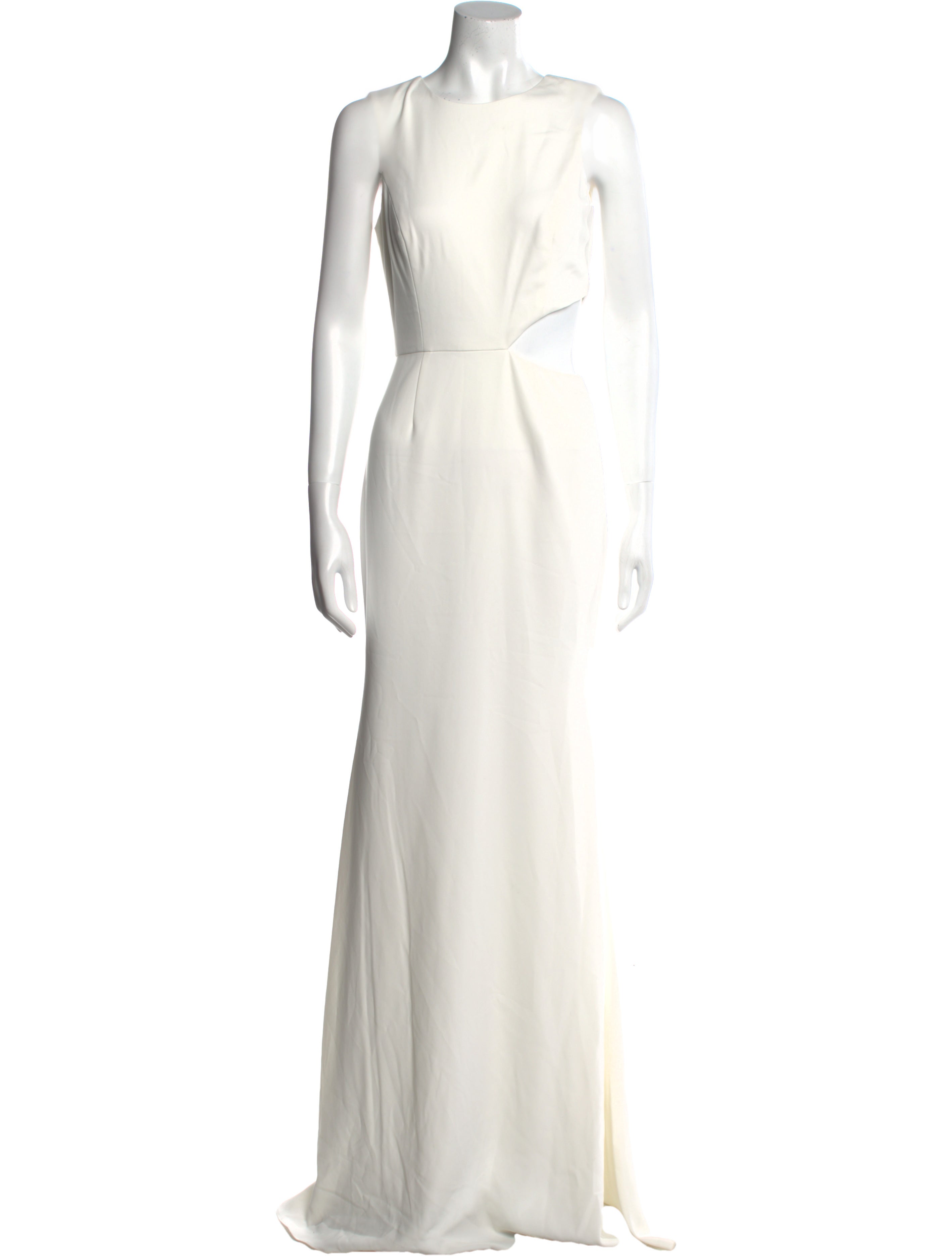 Jay Godfrey Bateau Neckline Long Dress