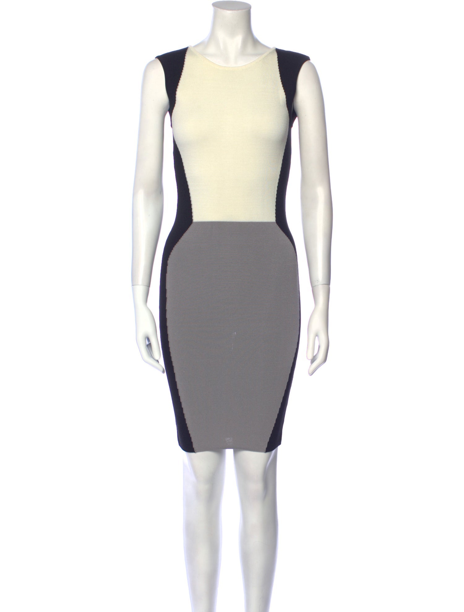Jay Godfrey Crew Neck Knee-Length Dress