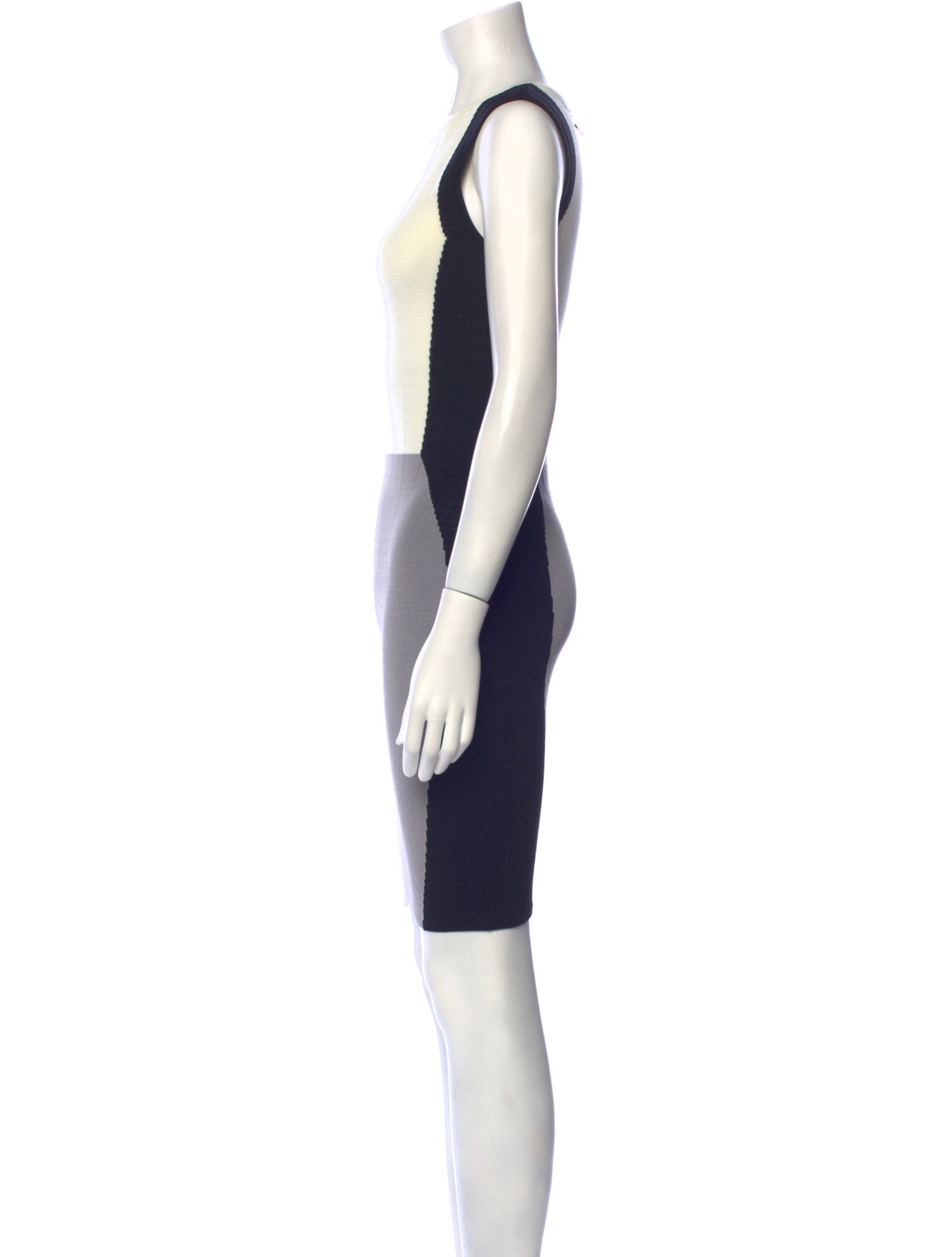 Jay Godfrey Crew Neck Knee-Length Dress