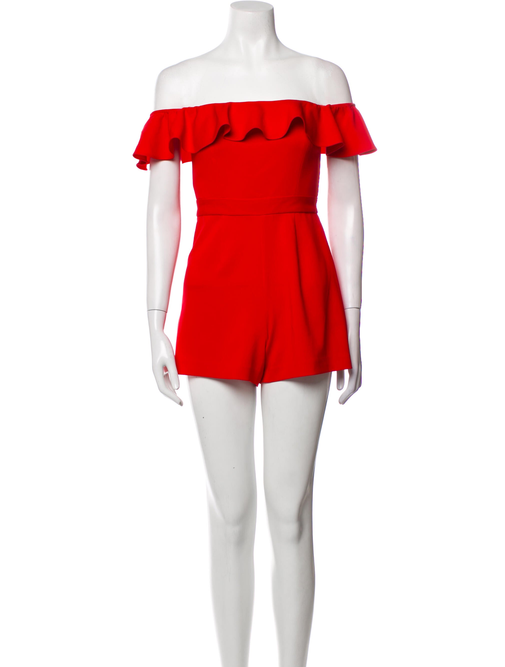 Jay Godfrey Off-The-Shoulder Romper