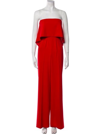 Jay Godfrey Strapless Jumpsuit