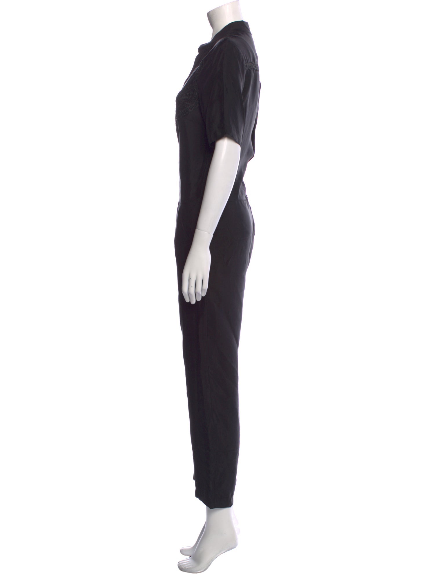Jay Godfrey V-Neck Jumpsuit