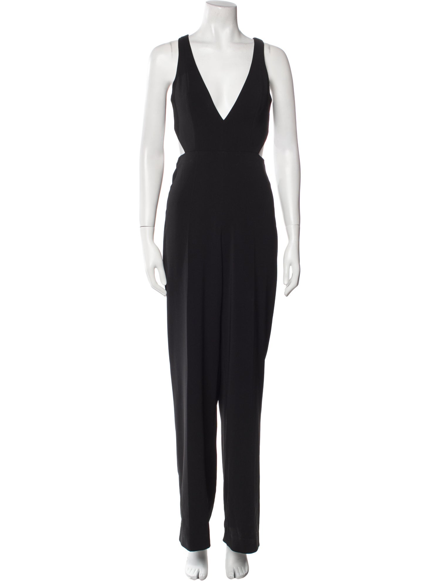Jay Godfrey Plunge Neckline Jumpsuit