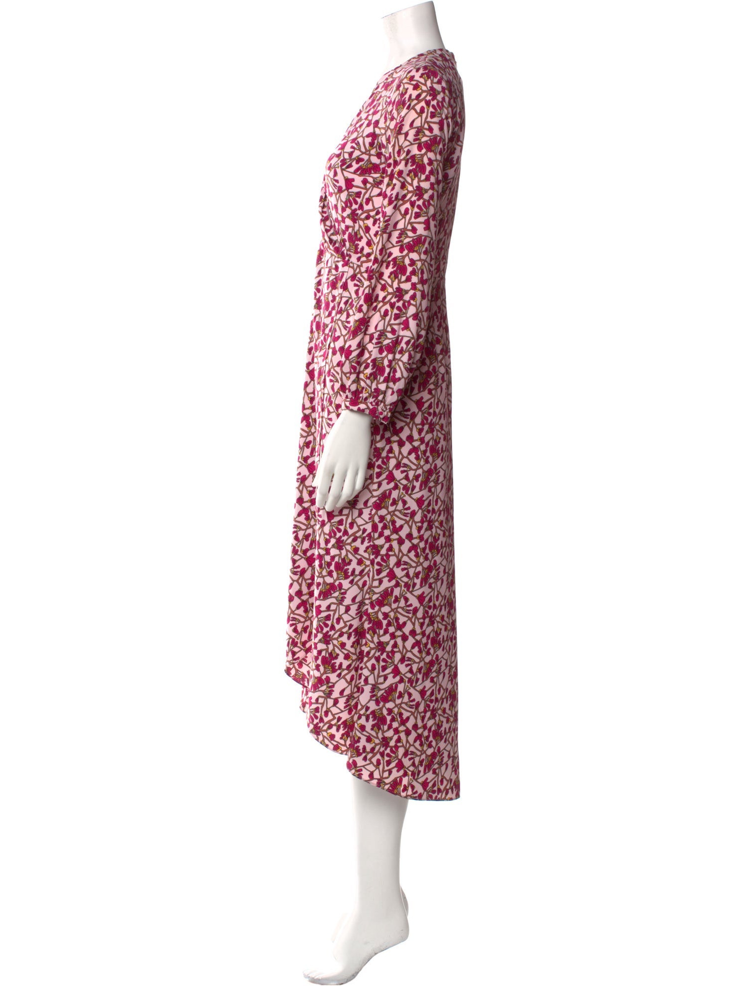 Jay Godfrey Printed Long Dress